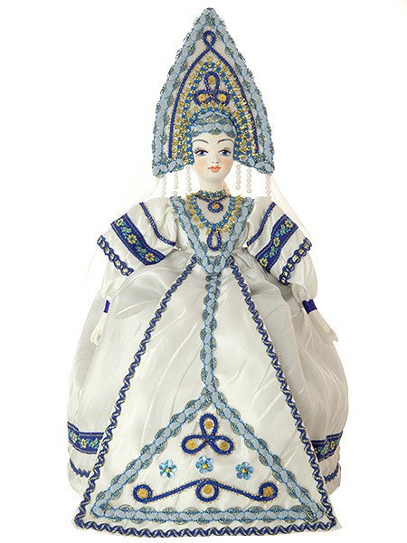 Кукла на заварочный чайник "Снегурочка"